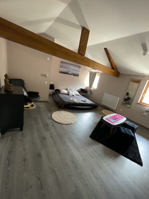 Grande chambre deux personnes, Le Campcardos, hôtel restaurant, auberge de Porta, Pyréennes, France