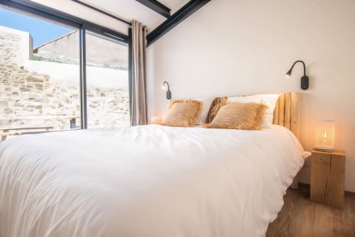 Chambre pour deux personnes avec accès terrasse