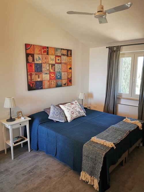 Luna | Corte Buenavista - camera matrimoniale con letti singoli per 4 persone. Sala e bagno privato. Cucina, macchina del caffè, Wifi, piscina.