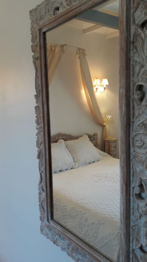 Miroir chambre double