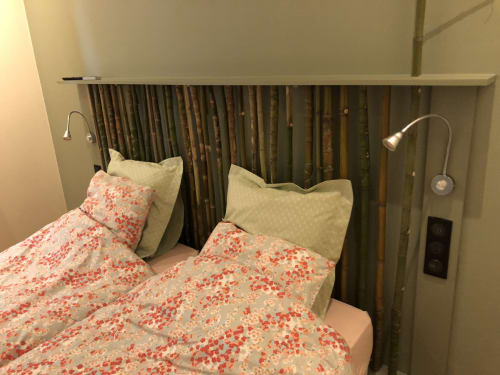 Tête de lit, chambre double, Chambre Sylvestre, Le Clos de Poulies, Maison et table d'hôtes, Sologne.