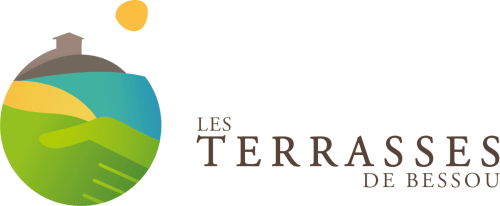 Logo, Les Terrasses de Bessou, Chambre d'hôtes, Clermont Dessous, Les terrasses de Bessou.