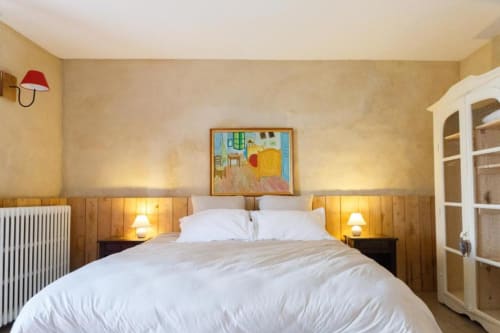 Chambre double, deux personnes, Chambre d'hôtes, Clermont Dessous, Les terrasses de Bessou.