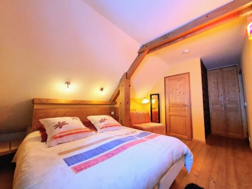 Lit double - Chambres d'hôtes à Saint-Pierre-de-Chartreuse