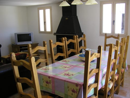Grand salon salle à manger gîte demeure d'hôtes 