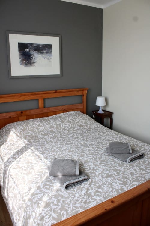 Chambre lit double, Chambre Isäntä, Le Clos de Poulies, Maison et table d'hôtes, Sologne.