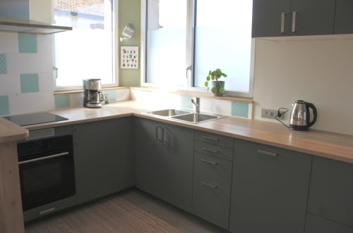 Espace cuisine, Chambre Isäntä, Le Clos de Poulies, Maison et table d'hôtes, Sologne.