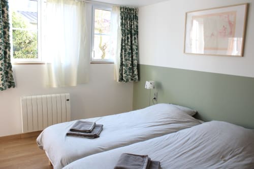 Chambre Isäntä, lits jumeaux, Le Clos de Poulies, Maison et table d'hôtes, Sologne.