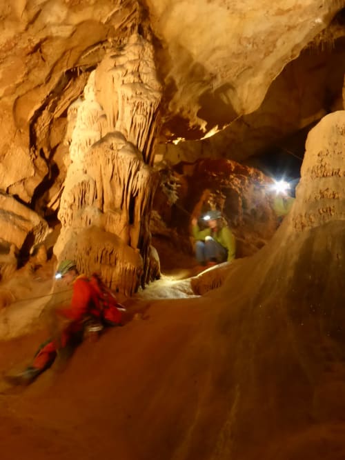 Grotte de Saint-Aupre - Spéléologie massif de la chartreuse - Le valombré