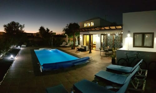 Luxury villa with heated pool in Lanzarote