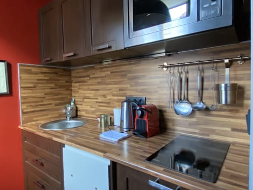 Kitchen area Le84Sainte-Cath' lille guest apartment 84 rue Sainte-Catherine Lille Vieux lille