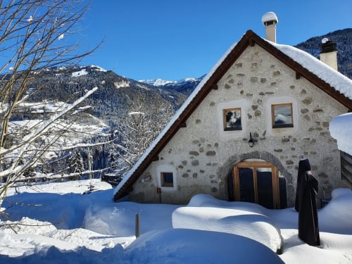 La maison d'hôtes sous son manteau de neige - Le Valombré