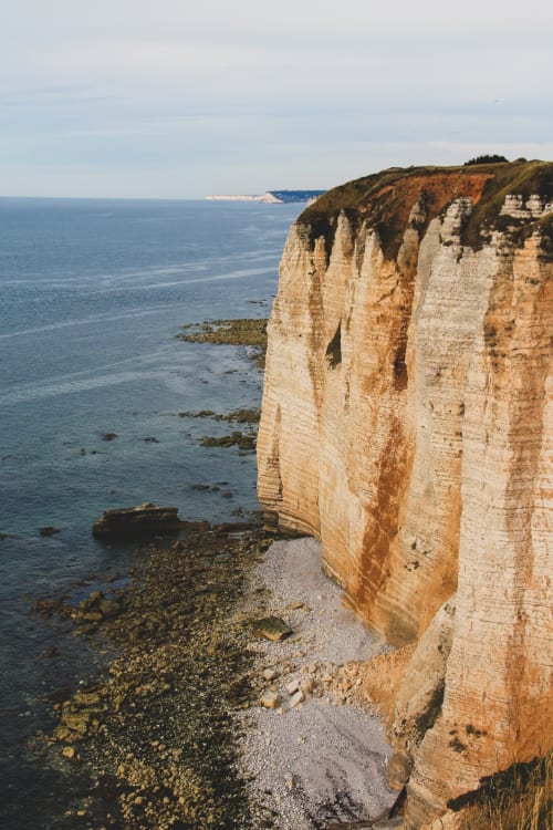Cliff, beach, sea, Clos Normand, Hotel, restaurant, Le Clos Normand, Parc, Dieppe, Martin-Eglise, Normandy, Seine-Maritime, gourmet restaurant, stay, holidays, coast of Normandy, river, garden, wedding