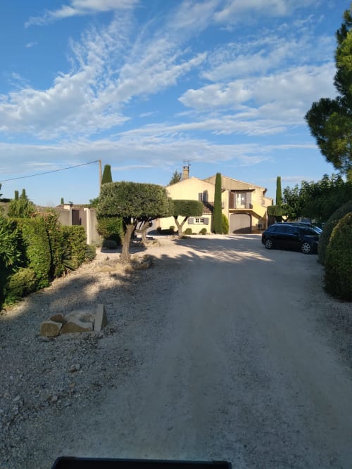 Entrée de la maison d'hôtes Mas Dansavan