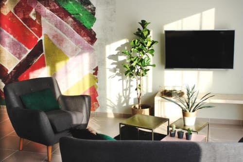 Appartement gold - Espace salon TV