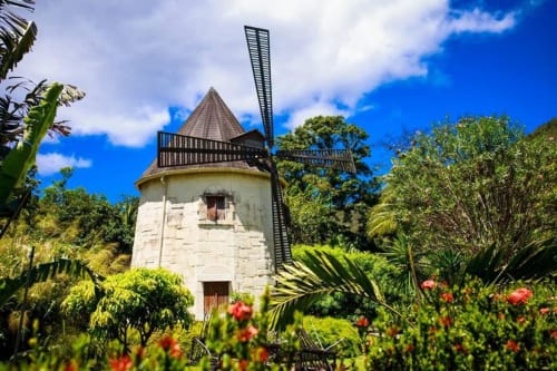La route du Rhum, cottage, hébergements insolites, moulin, logement 2 personnes, West Indies cottages, Guadeloupe. 