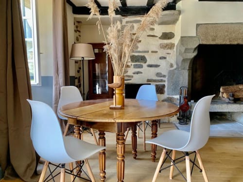 Table à manger, gîte de charme, Manoir de la Bégaudière, Le Duguay Trouin, Mont-Dol.