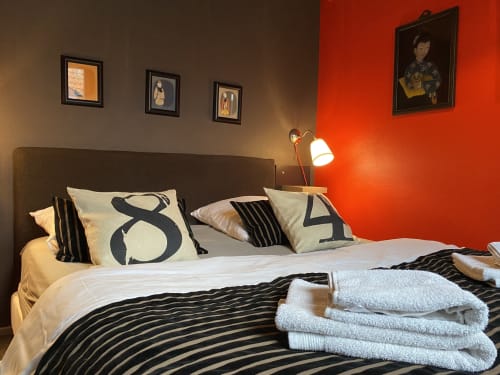 Slaapkamer Le84Sainte-Cath' lille gastenverblijf 84 rue Sainte-Catherine Lille