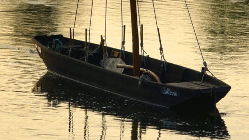 Bateau traditionnel sur la Loire Bellevue - St Denis de l'Hôtel