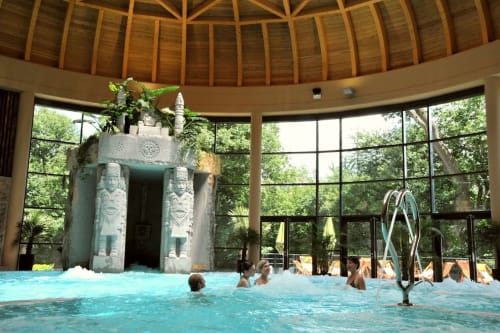 Le jardin des bains d'Argeles-Gazost