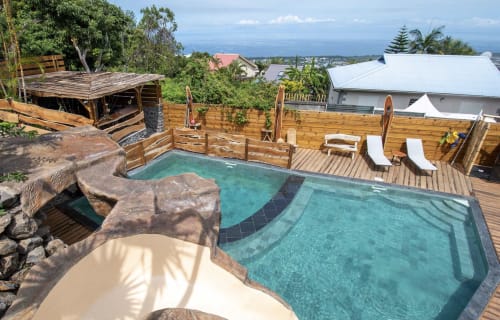 hotel  piscine Saint Paul, lodges des vacoas 
