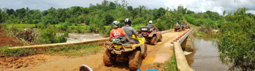 lodges des vacoas , balade quad 