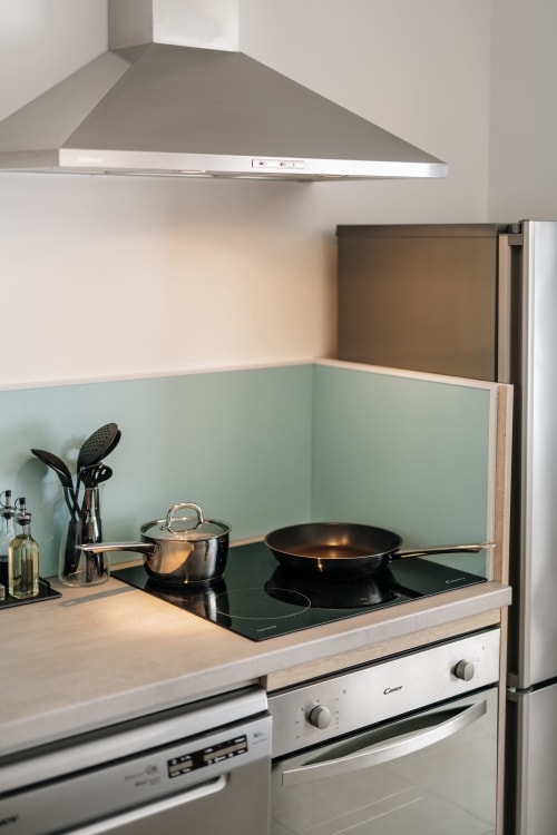 Cuisine équipée - Appartement loft - Appart'hôtel Le Clos de la couturelle
