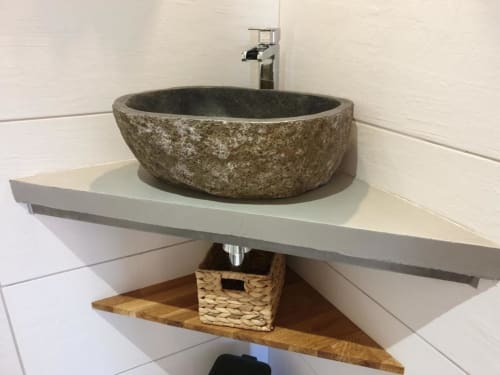 Vasque de la salle de bain - Chambre moderne -  B&B Lubéron