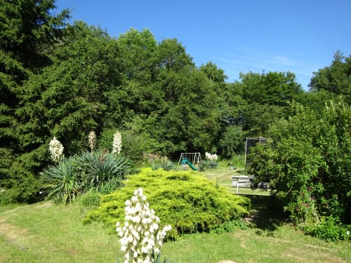 Jardin et parc pour enfant, les chaumières du chêne, gîtes de charme, Pouillé,  Loir-et-Cher