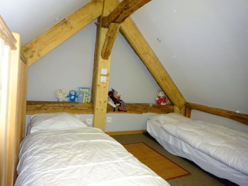 Chambre enfant, lits jumeaux, Agnes Sorel, chaumières du chêne, Pouillé,  Loir-et-Cher