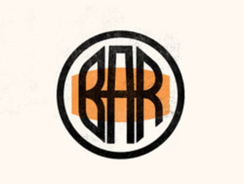 BB monogram logo in black and orange circle for Locations Loc'Maria Belle Ile en Mer