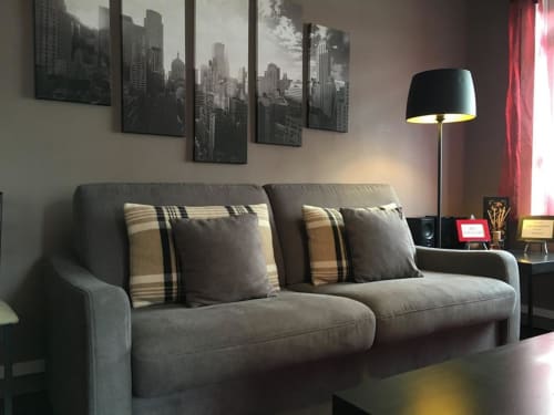 Living room guest apartment Lille La Madeleine