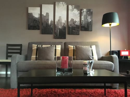 Salle de séjour appartement d'hôte Lille La Madeleine