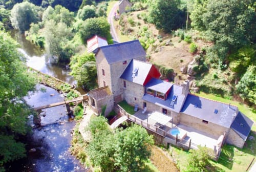 Rivière sauvage Bretagne Moulin du Pont Neuf 