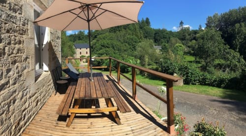 Bain de soleil Maison Moulin du Pont Neuf Gîte Bretagne