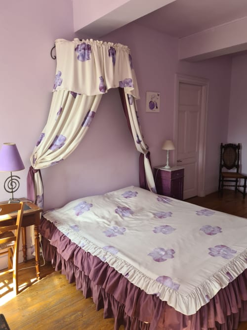 Chateau de Villeneuve Montolieu, chambre d'hotes avec petit-déjeuner -   gîtes - table d'hôtes Montolieu - Chambre Parme 2 personnes