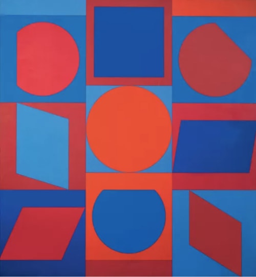 Victor Vasarely, "Kalota II", 1960-1964, Collection particulière, Bruxelles (Photo © Centre Pompidou / Philippe Migeat © Adagp, Paris, 2018)
