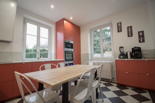 Cuisine équipée dans gite La Villa Avril en centre Alsace -route des vins