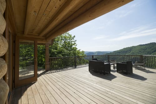 La terrasse du chalet