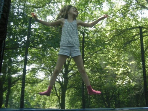Trampoline - Vacances en famille en Bourgogne - Les Tramois