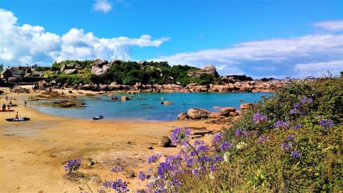 Côte de granit rose Perros Guirec Moulin du Pont Neuf