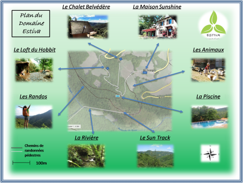 Plan du domaine estiva