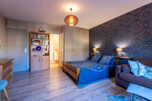 Cedar double bed room, Flopré, bed and breakfast, gîte de France, Flocourt.