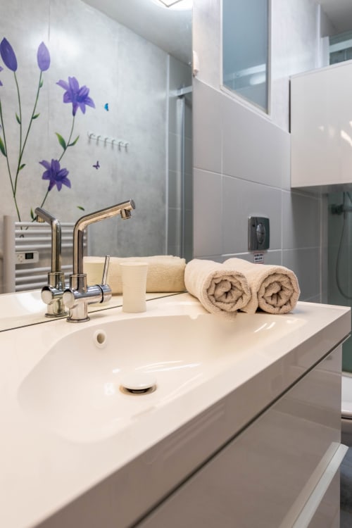 Bathroom, Lys room, Flopré, bed and breakfast, gîte de France, Flocourt.