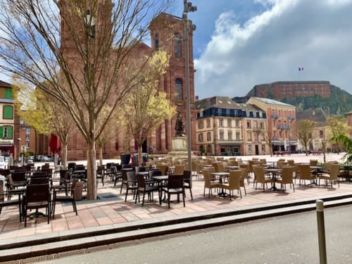 Restaurant terrasse Belfort - Hotel Saint Christophe 