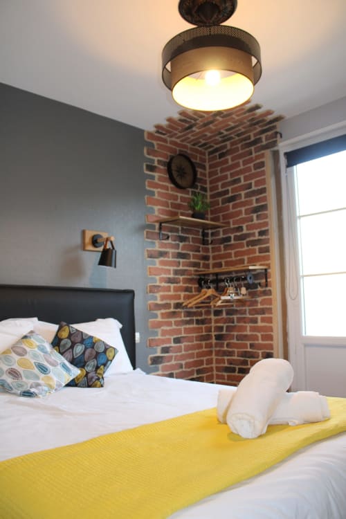 Etretat L'Aiguille Creuse Hotel Restaurant - Normandy - Falaise de l'Etretat Holiday rental - double room with balcony