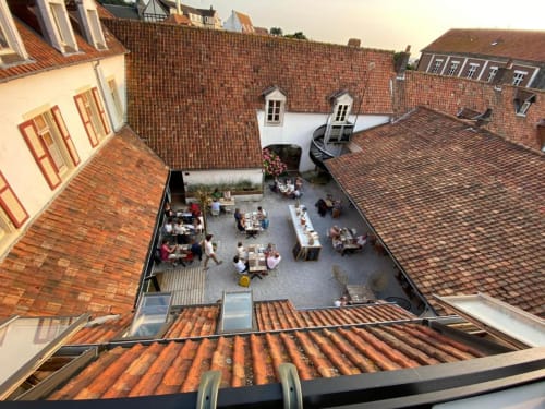 Hôtel de la Plage - Vue d'en haut-   Wissant - 