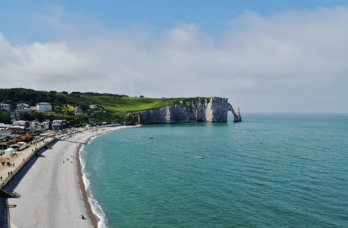 
Etretat L'Aiguille Creuse Hotel Restaurant - Normandy - Cliff of Etretat Holiday rental - double room with sea view