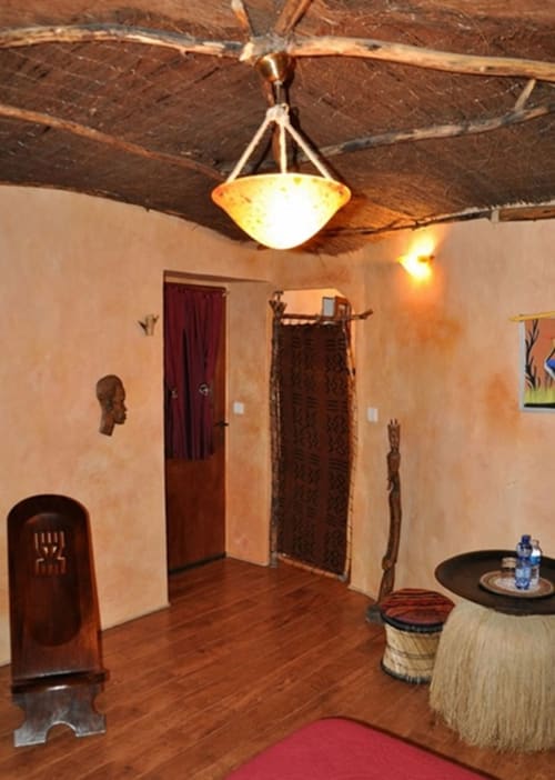 chambre africaine-décoration originale-ambiance vacances