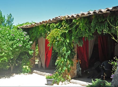Terrasse couverte - Le Mas de Cyjelac 